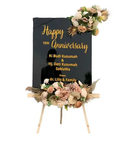 Papan Bunga Akrilik Penggaron